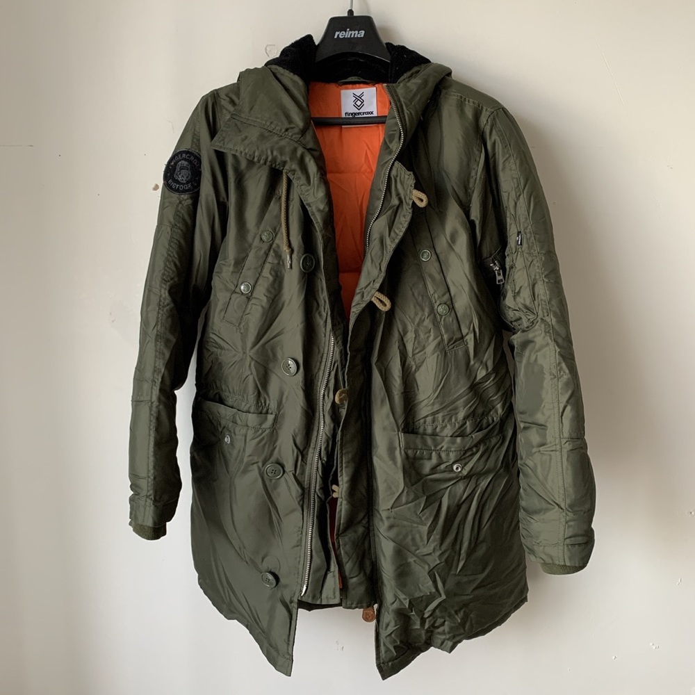 fingercroxx down feather jacket